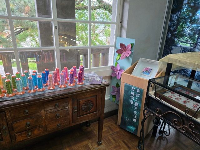 花蓮松園別館纏花工藝展，傳承台灣無形文化之美。