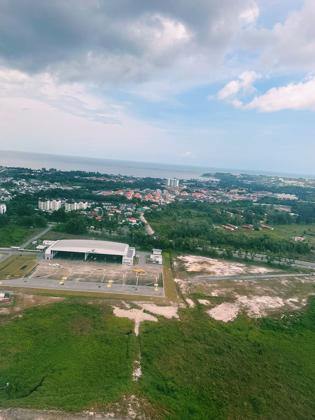 Miri from Above: A City of Heritage & Progress!