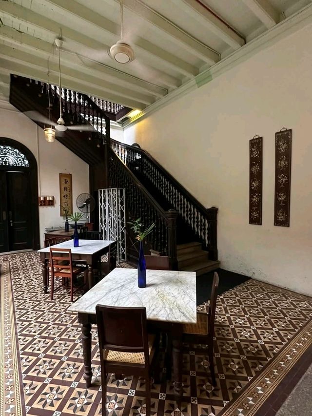 特色的建築檳城藍屋影不停