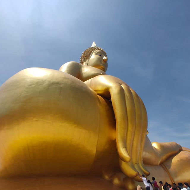 อลังการองค์พระใหญ่! วัดม่วง อ่างทอง 🙏✨