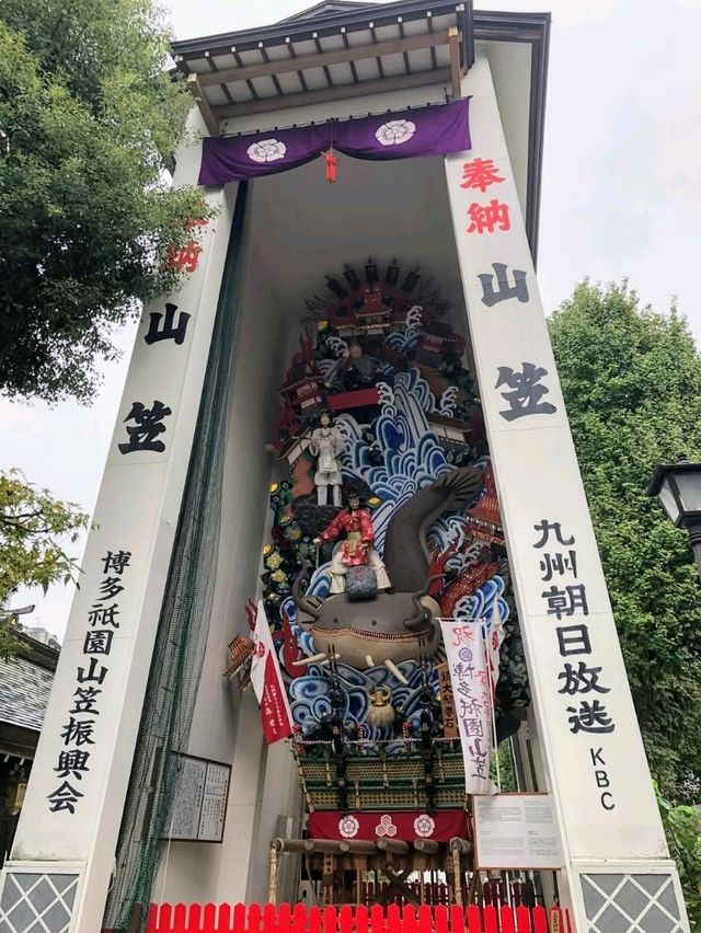 博多櫛田神社，參觀華麗又壯觀的祇園祭山笠