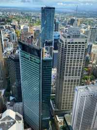 360° overlooking the breathtaking Sydney cityscape on The Sydney Tower Eye. 