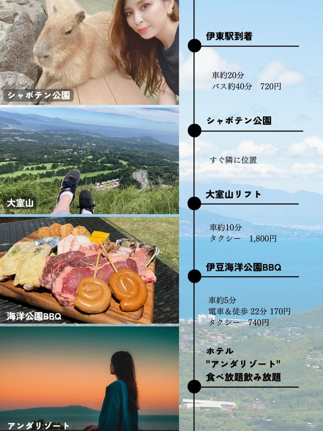 車がなくても大丈夫【伊豆完全攻略プラン】