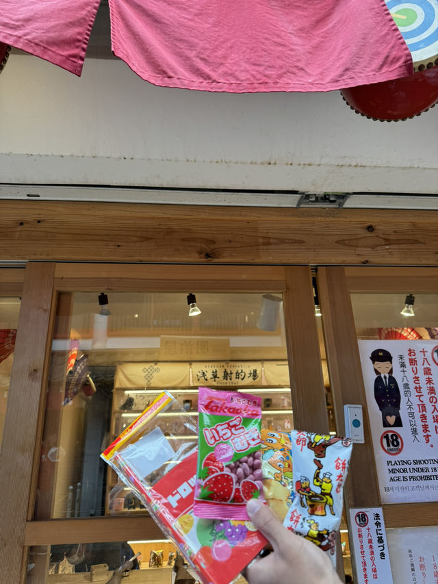 🎯 아사쿠사 제대로 즐기기! 사격장, 물고기잡기, 길거리음식 등 액티비티 천국!