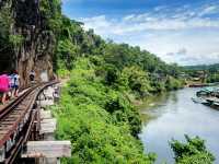 เดินชมวิวแม่น้ำแควบนสะพานรถไฟสายมรณะ 🗣️