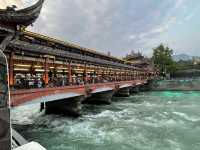 สะพาน langqiao Dujiangyan 