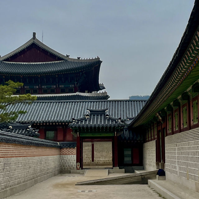 현대와 과거가 어우러진 서울, “경복궁”