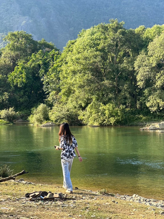 🌊 เที่ยว ชมแม่น้ำซอง วังเวียง ลาว ✨
