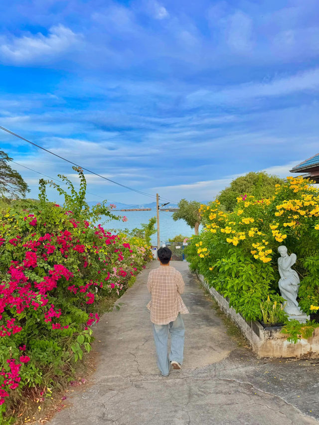  นอนที่พักวิวทะเลที่เกาะสีชัง มู้ดดีสุดๆ 🤍🌊