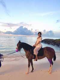 馬爾地夫🇲🇻海邊騎馬初體驗