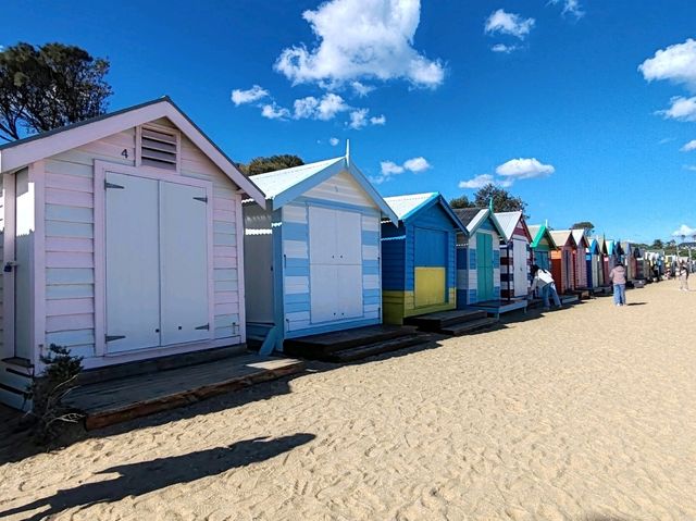 Brighton Bathing Boxes（彩虹小屋）——墨尔本最缤纷的海岸明信片