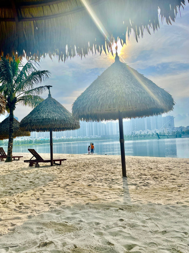 도심 속 백사장 휴식🌴 하노이 오션파크 인공해변 힐링 