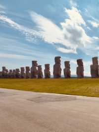 🌿 Solo Travel Gem: Moai Statues in Sapporo!