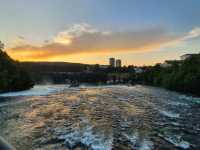 RhineFalls at night