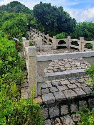 長洲小長城,獨特的奇景