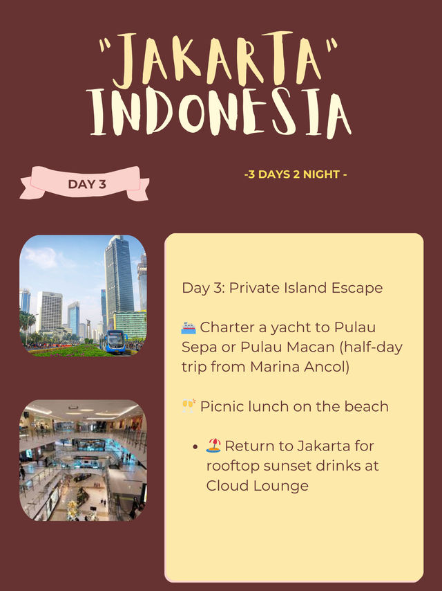 🇮🇩 Jakarta Itinerary 6: Luxury & Lifestyle 💎🍷