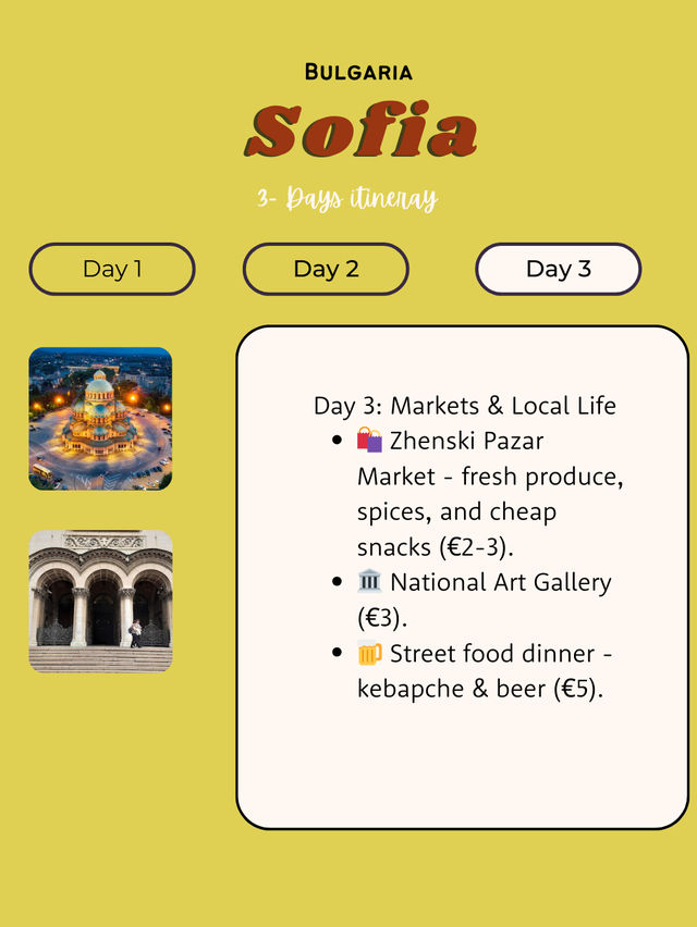 🇧🇬 Sofia, Bulgaria – Culture, Mountains & Markets 🏛️⛰️ 