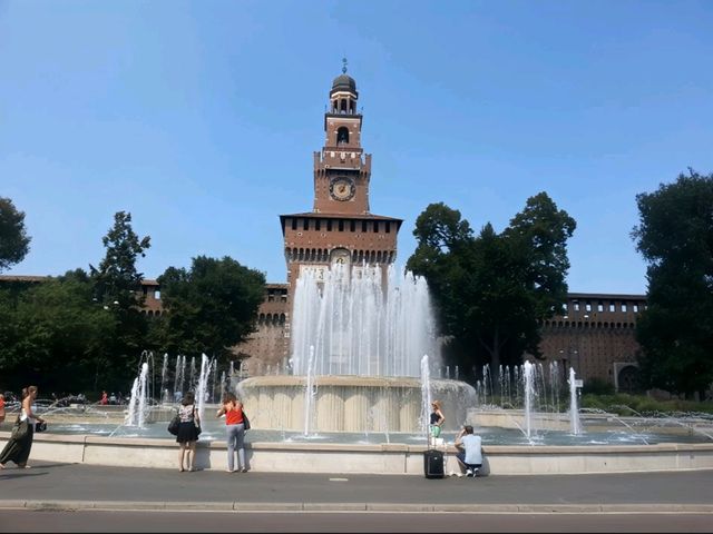 【イタリア】ミラノ　スフォルツェスコ城（スフォルツァ城）