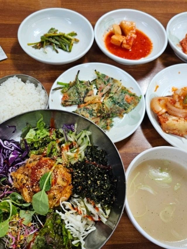 통영에서 꼭 먹어야하는 멍게비빔밥