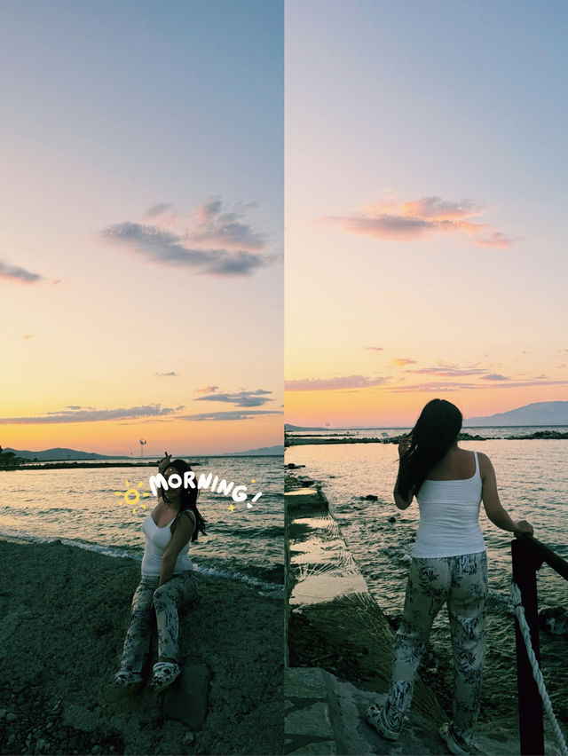 노을빛에 물든 자킨토스 바다 노을빛에 물든 자킨토스 바다