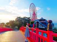 Sunset in Sun Wheel