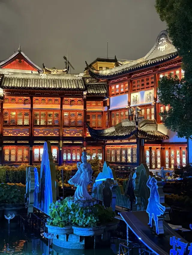 說到上海夜景就會想到的地方——豫園！