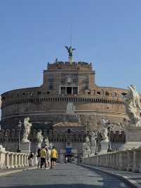 산탄젤로 다리에서 만난 로마의 천사의 성