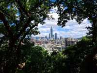 The Bright Fuzhou Shan Park in Da'an District, Taipei City, Taiwan