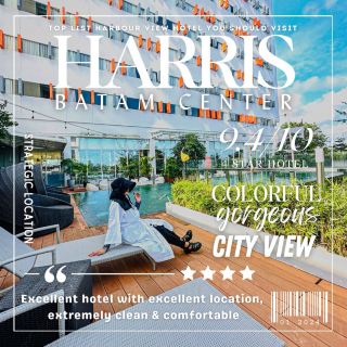 พักผ่อนอย่างมีสีสันใจกลางเมืองบาตัม 🌈✨