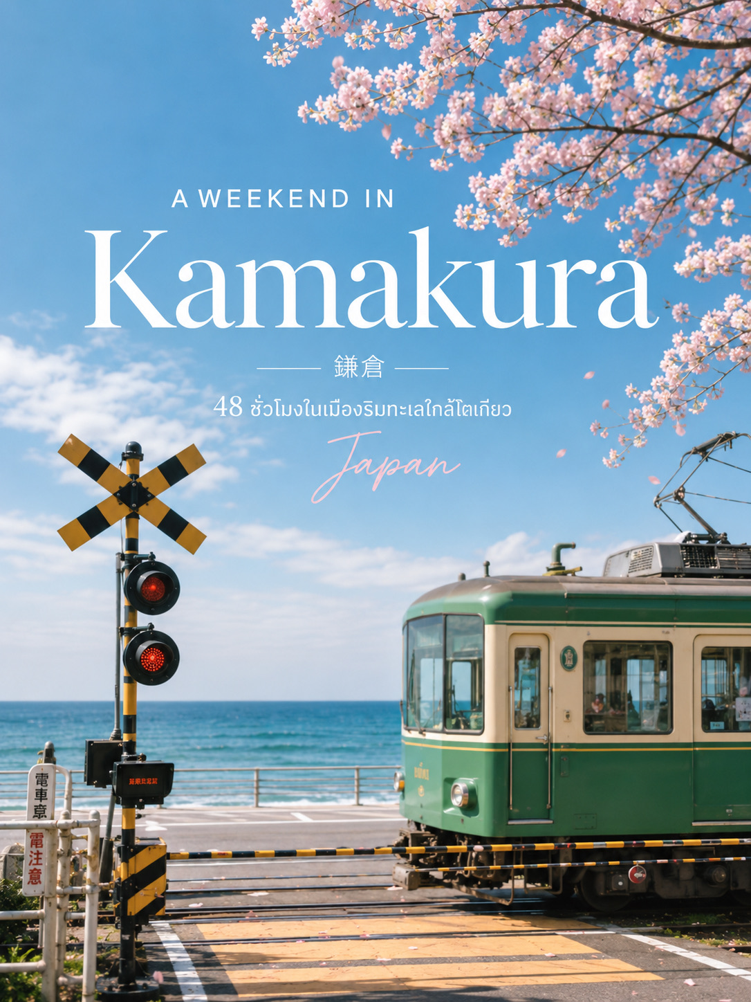 🌊 Một kỳ nghỉ cuối tuần ở Kamakura 🇯🇵 48 giờ tại một thị trấn ven biển đầy những ngôi đền cổ kính và quán cà phê quyến rũ, gần Tokyo.