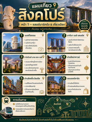 🇸🇬✨ A 3-day Singapore itinerary: Easy to plan, convenient transportation, and complete with food, sightseeing, and shopping!
