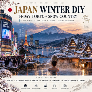 DIY 14-Day Epic Japan Winter Itinerary 🇯🇵❄️