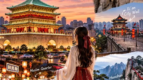 🏯✨ แพลนเที่ยวซีอาน 5 วัน 4 คืน 🇨🇳
ซีอานเหมาะมากสำหรับคนช — traveler post in เหว่ยหนาน