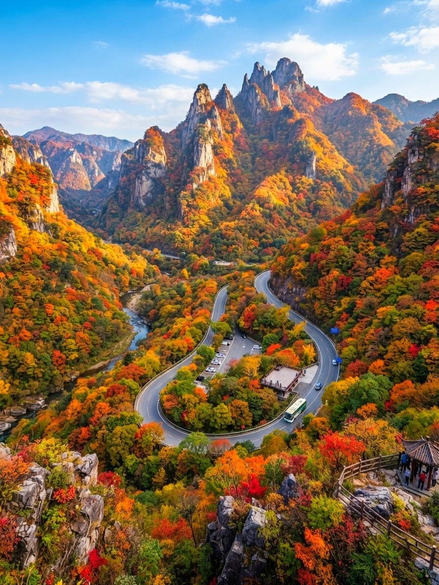 Guangwu Mountain | A Tapestry of Autumn Foliage 🍁