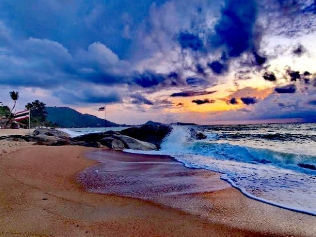 拉邁海灘日落