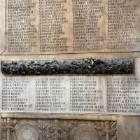 I got the goosebumps at this war memorial.