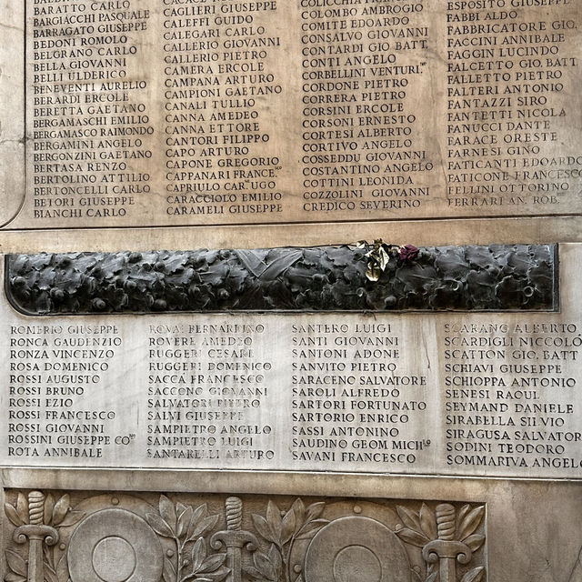 I got the goosebumps at this war memorial.