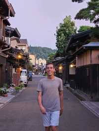 Takayama at Sunset: Golden Light Over the Old Town
