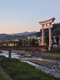 Takayama at Sunset: Golden Light Over the Old Town