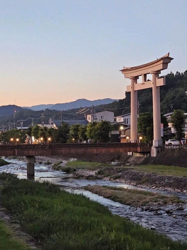 Takayama at Sunset: Golden Light Over the Old Town