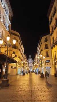 📍 Zaragoza by Night – Illuminated Landmarks & Lively Tapas Streets 🌙✨