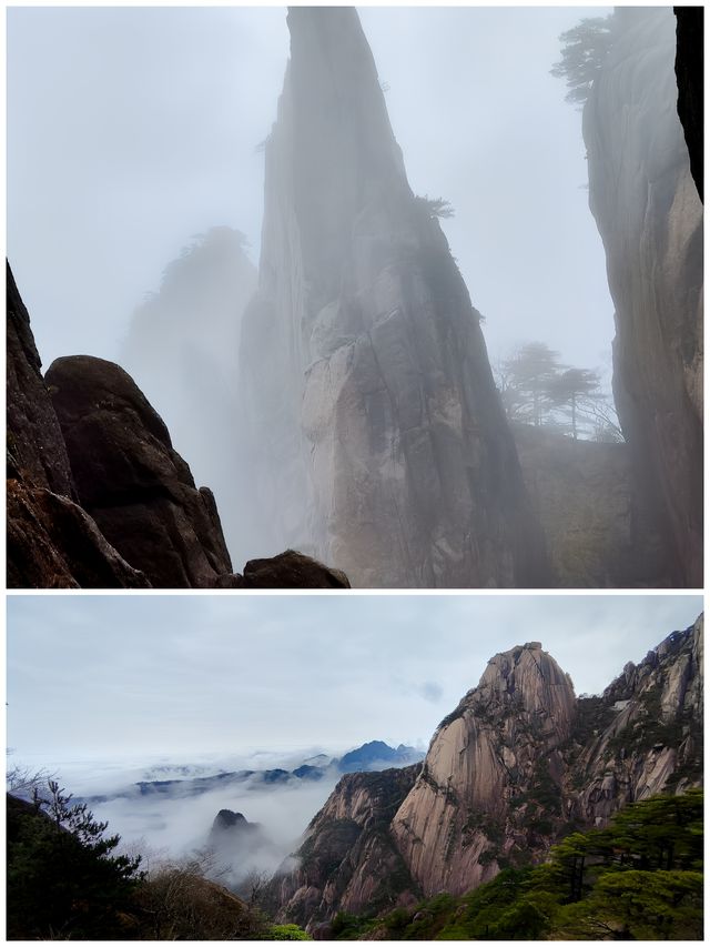 去了黃山才知道，水墨畫還是太保守了