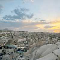 🌅Sunset over GOROME, Cappadocia!😍🌄