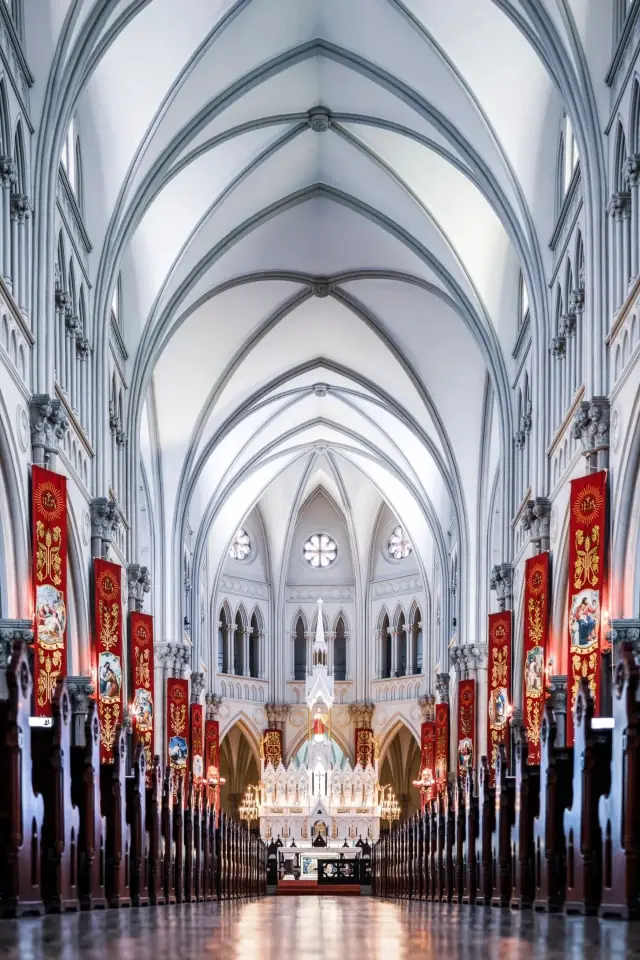 No appointment needed! Walk into the landmark Xujiahui Catholic Church in Shanghai