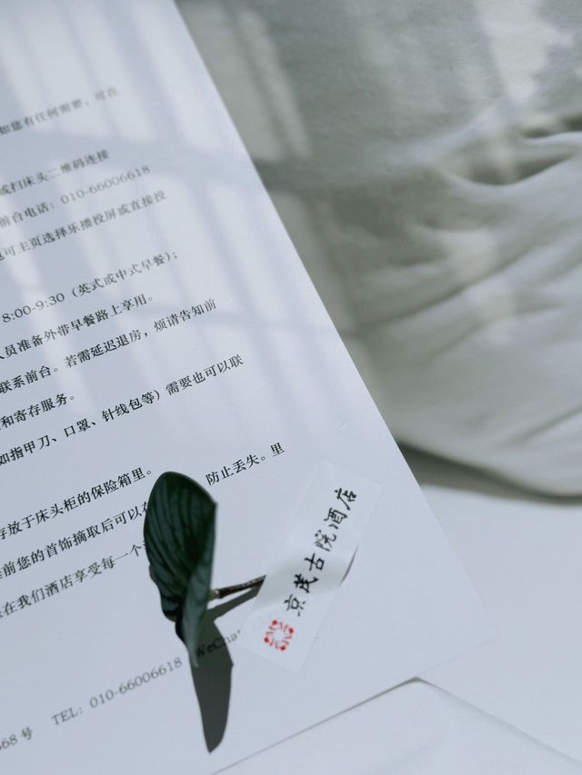來北京，不住二環胡同裡的酒店等於白來～