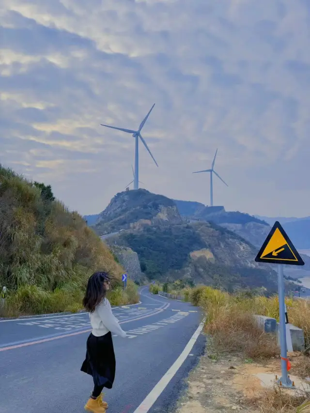 杭州自駕4h，去台州一號公路看海上風車