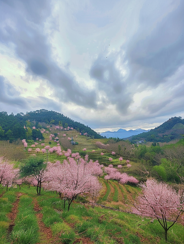廣東秘境：梅州陰那山的粉色櫻花盛景