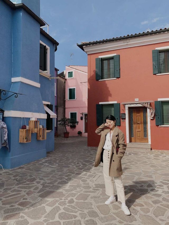 威尼斯的彩色小房子，一個都別錯過哦！