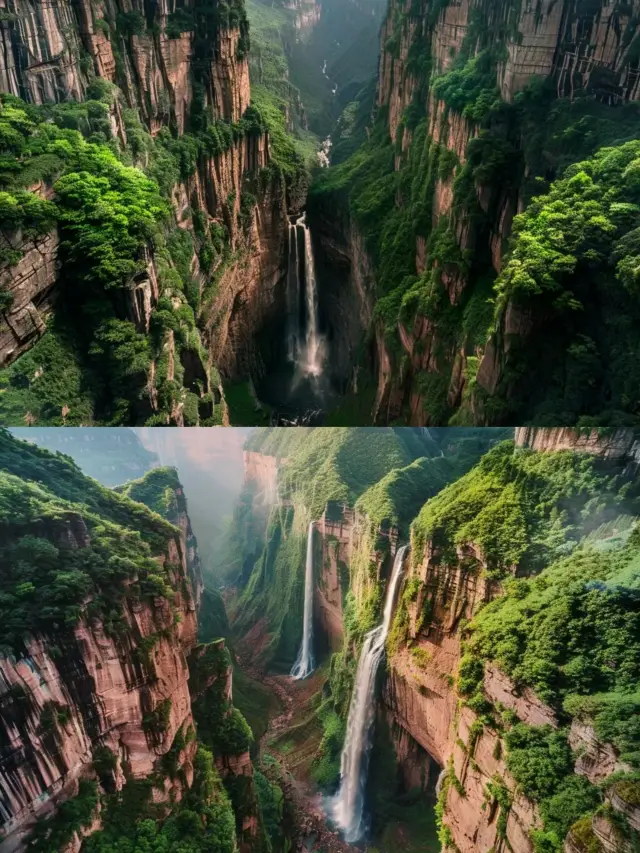 Escape the hustle and bustle, head to the Luoyang Longtan Grand Canyon