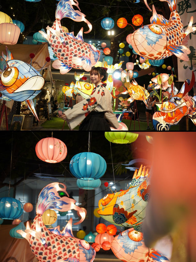 佛山嶺南天地中秋賞花燈拍照去！快來拍！